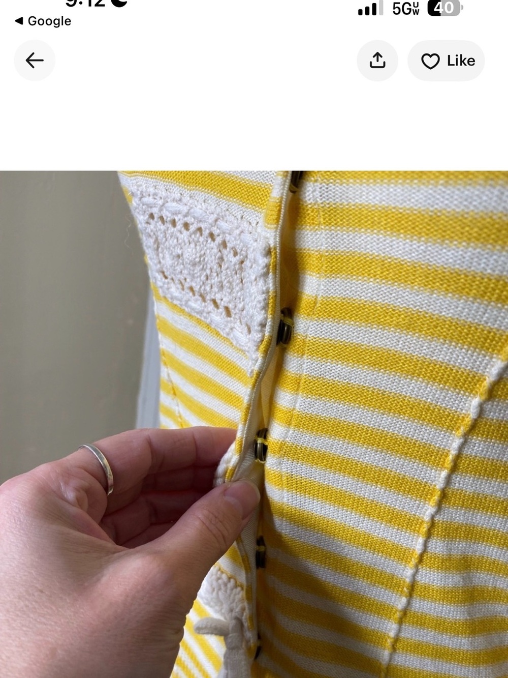 Anthropologie Sparrow Cotton Cardigan - Picture 4 of 6